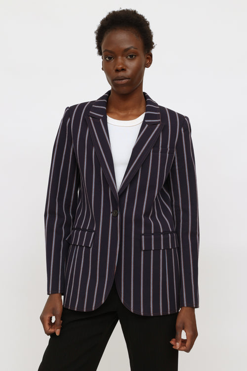 Navy 
Blue Stripe Blazer Derek Lam