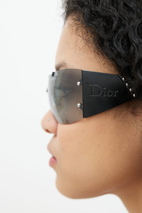 Dior Black Diorito 2 Shield Sunglasses