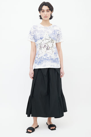 Dior Capsule 2020 White Graphic Print T-Shirt