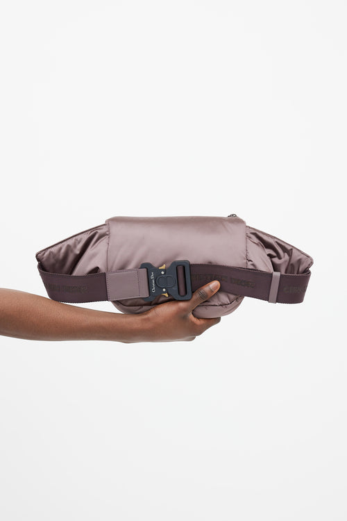 Dior Fall 2019 Purple Saddle Universe Fanny Pack