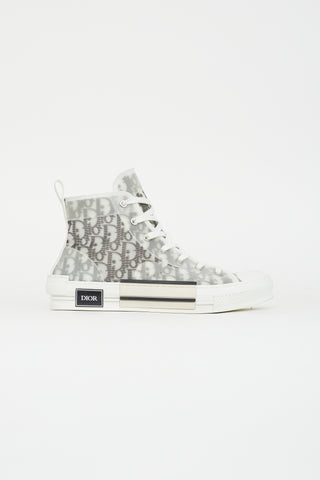 Dior White 
Black B23 High-Top Sneaker