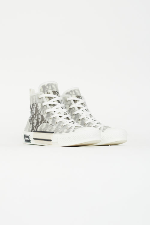 Dior White 
Black B23 High-Top Sneaker