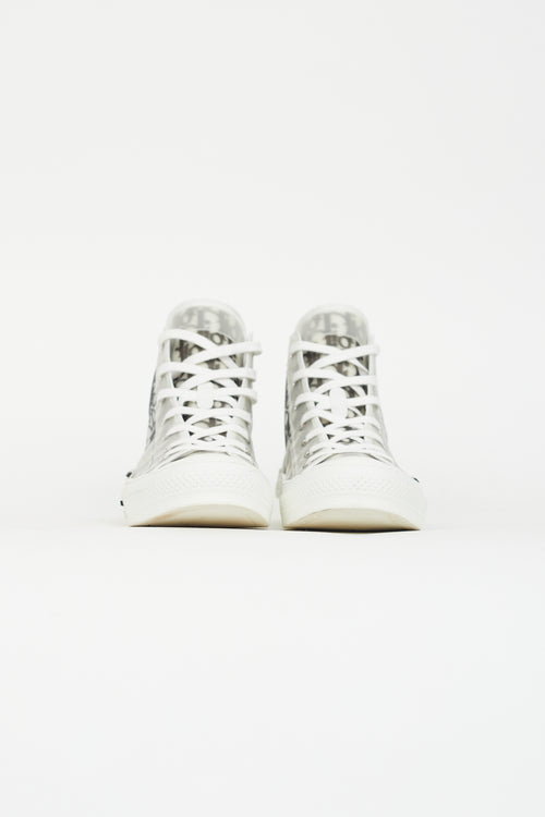 Dior White 
Black B23 High-Top Sneaker