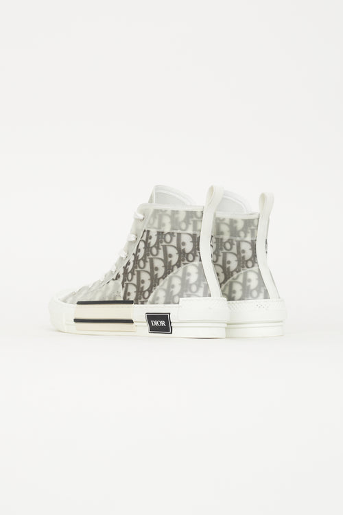 Dior White 
Black B23 High-Top Sneaker