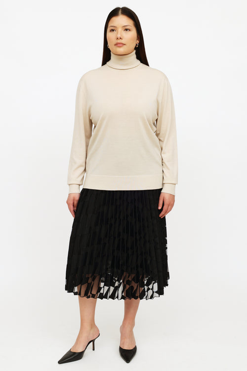 Dries Van Noten Beige Knit Sweater