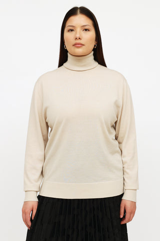 Dries Van Noten Beige Knit Sweater