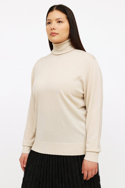 Dries Van Noten Beige Knit Sweater