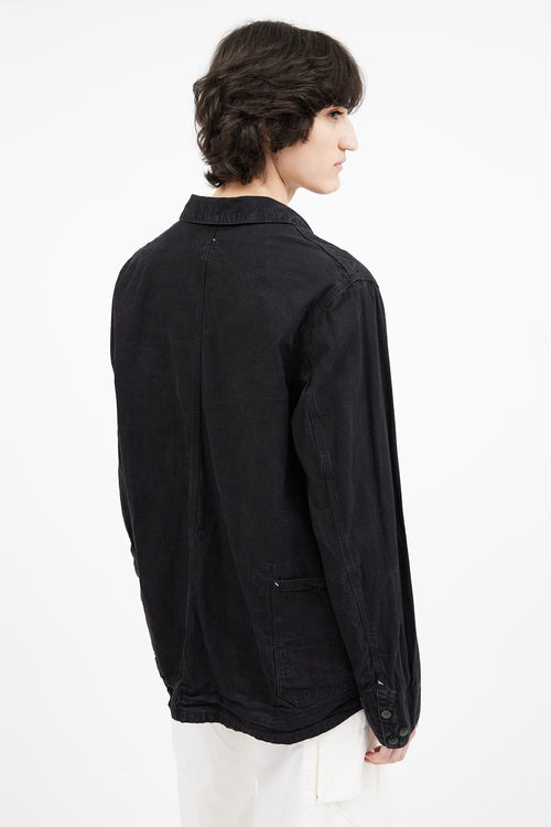 Engineered Garments Black Contrast Stitch Utility Shirt