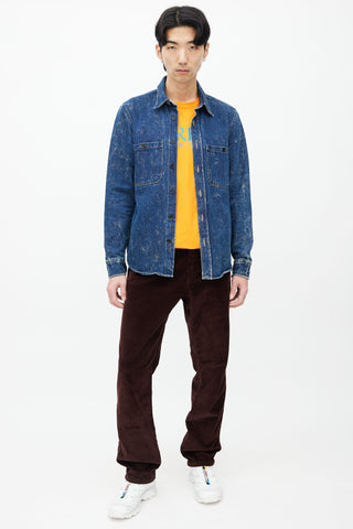 Études Blue Acid Denim Shirt