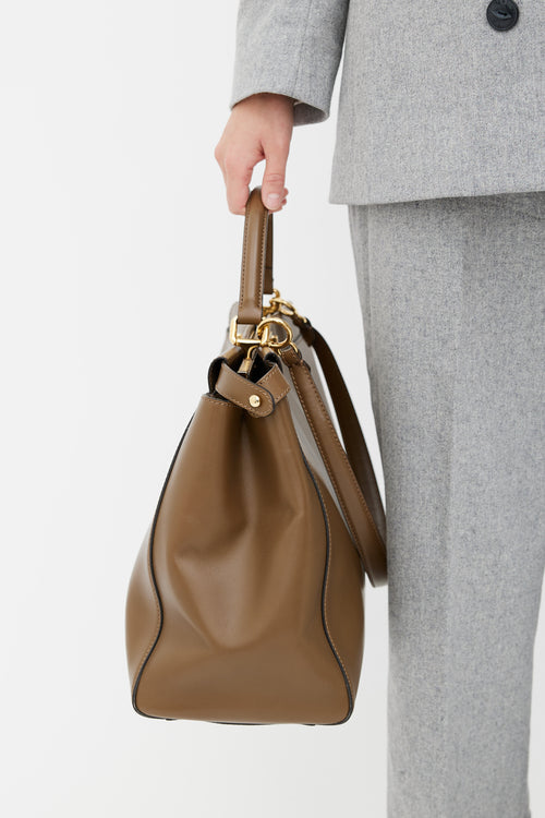 Fendi Brown Peekaboo Large Bag