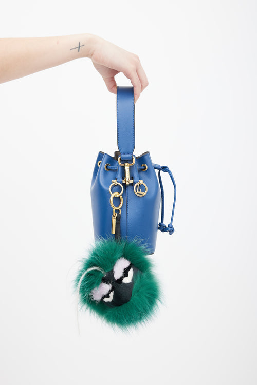 Fendi Pre-Fall 2015 Green Fur Minty Bag Charm