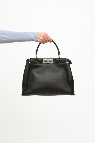 Fendi Black Monster Eyes Peekaboo Bag