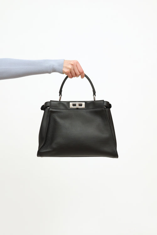 Fendi Black Monster Eyes Peekaboo Bag