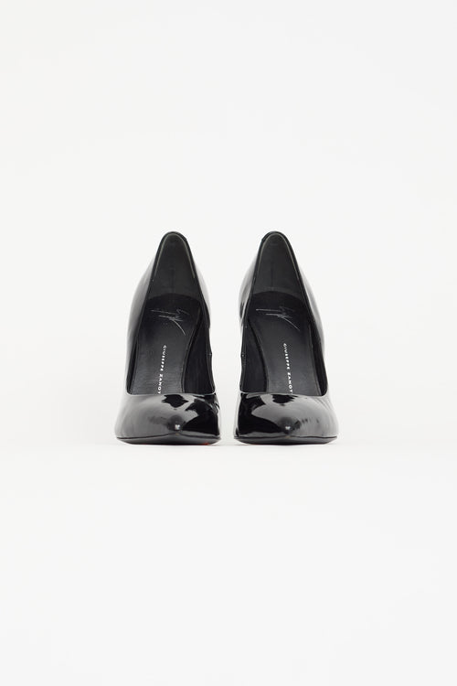 Giuseppe Zanotti Black Patent Leather Lucrezia Pump