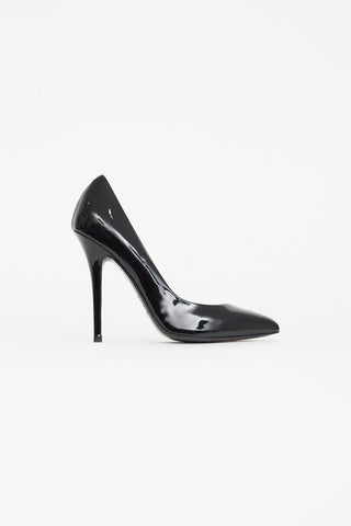 Giuseppe Zanotti Black Patent Leather Lucrezia Pump