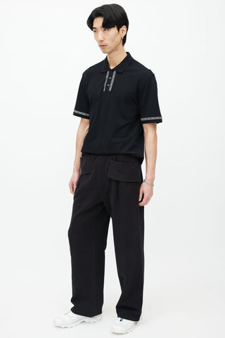 Givenchy Black Front Band Lounge Pant