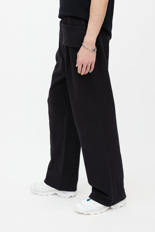 Givenchy Black Front Band Lounge Pant