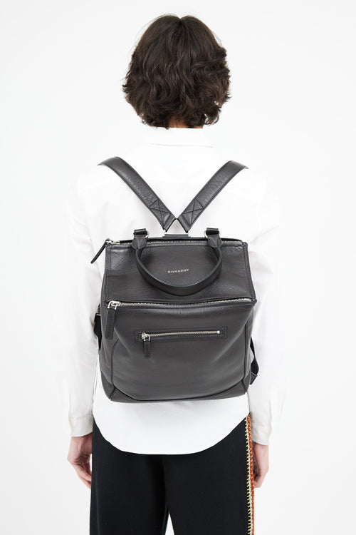 Givenchy Dark Brown Leather Pandora Backpack