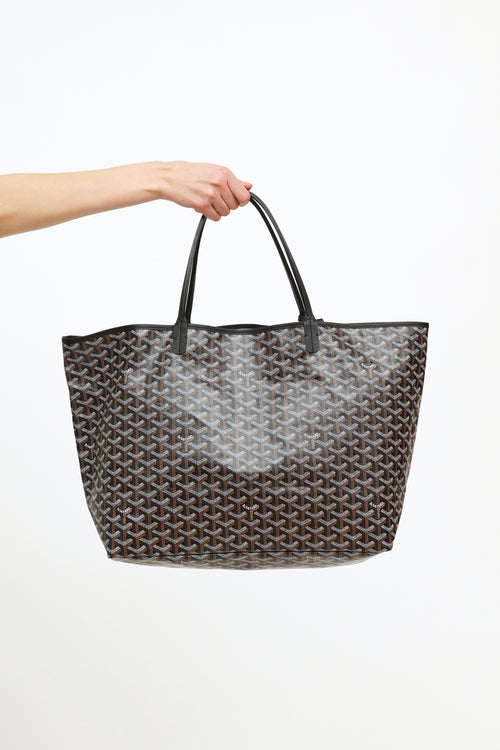 Goyard Noir Saint Louis GM Tote Bag