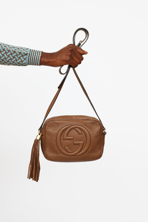 Gucci Brown Small Soho Disco Shoulder Bag