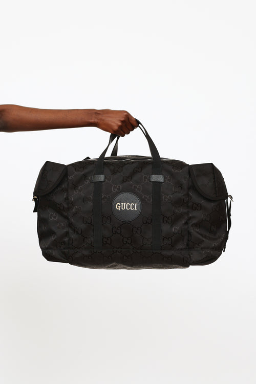 Gucci Black Monogram Off The Grid Duffle Bag