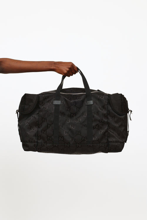 Gucci Black Monogram Off The Grid Duffle Bag