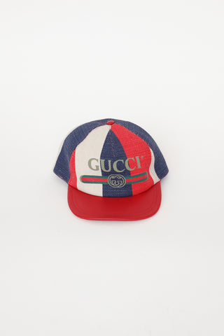 Gucci Red 
Blue Striped Baseball Hat