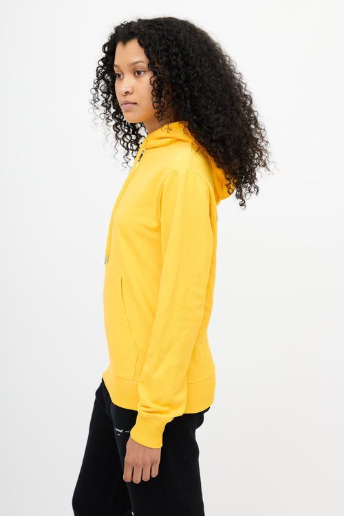 Yellow Taxi Graphic Print Hoodie