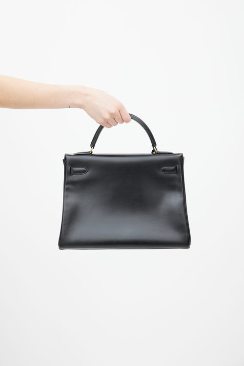 Hermès 1997 Noir Kelly Sellier 32 Bag