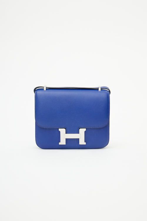 Hermès 2011 Bleu Saphir Swift Constance 18 Bag