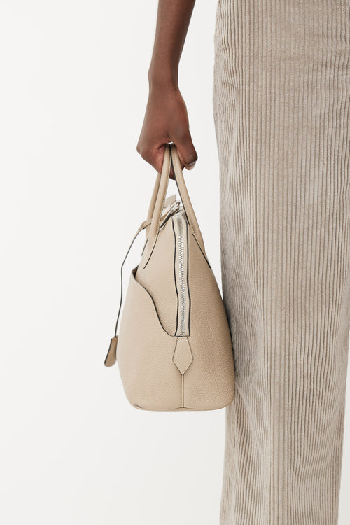 Hermès Beige Grey 1923 Bolide 30 Handbag