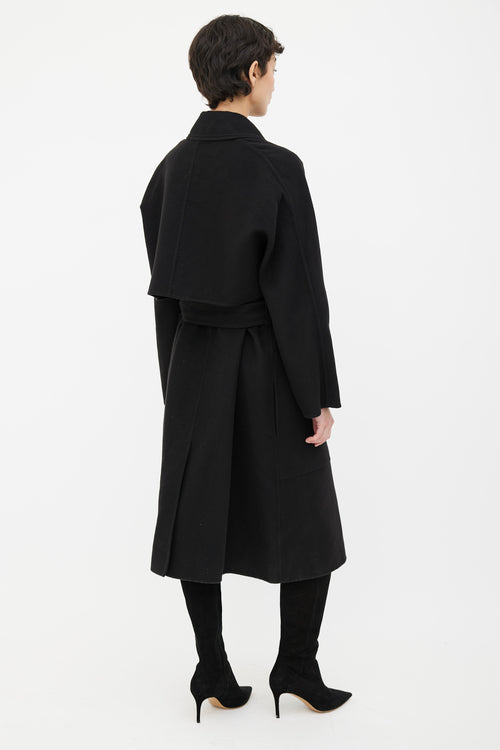 Hermès Black 3-in-1 Cashmere Coat