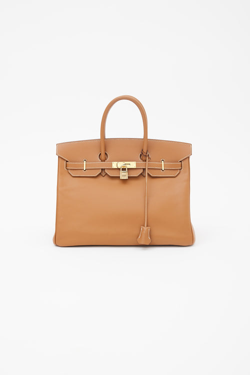  Hermès 2006 Gold Epsom Birkin 35 Bag