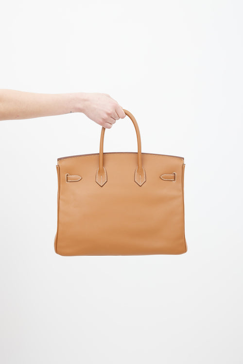  Hermès 2006 Gold Epsom Birkin 35 Bag