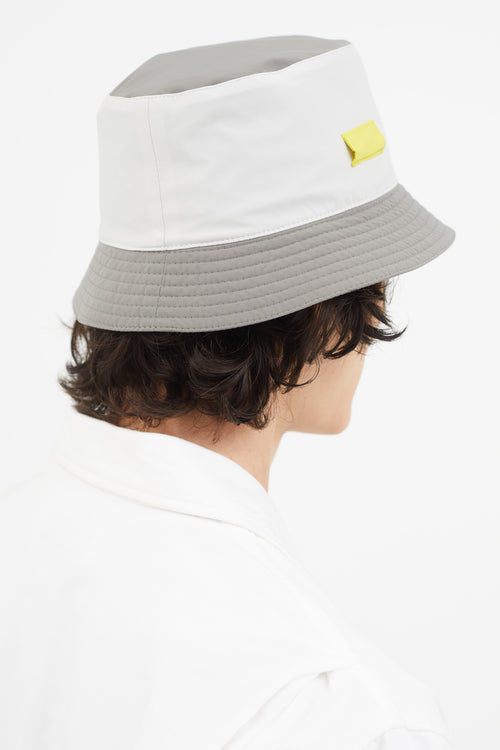 Grey 
Yellow Reversible Ethan Bucket Hat