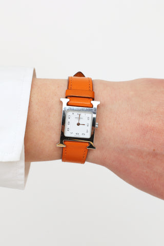 Hermès 2011 Orange Heure H PM Watch