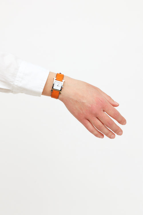 Hermès 2011 Orange Heure H PM Watch