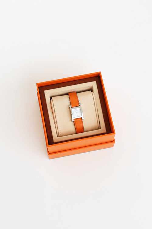 Hermès 2011 Orange Heure H PM Watch