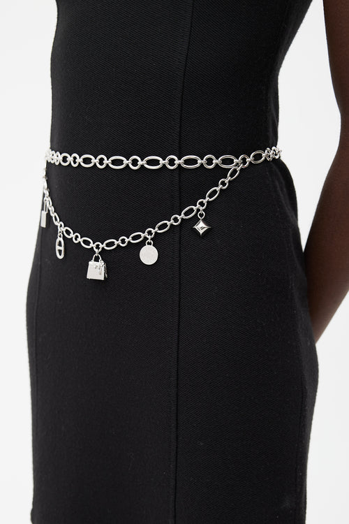 Hermès Silver-Tone Chain Belt