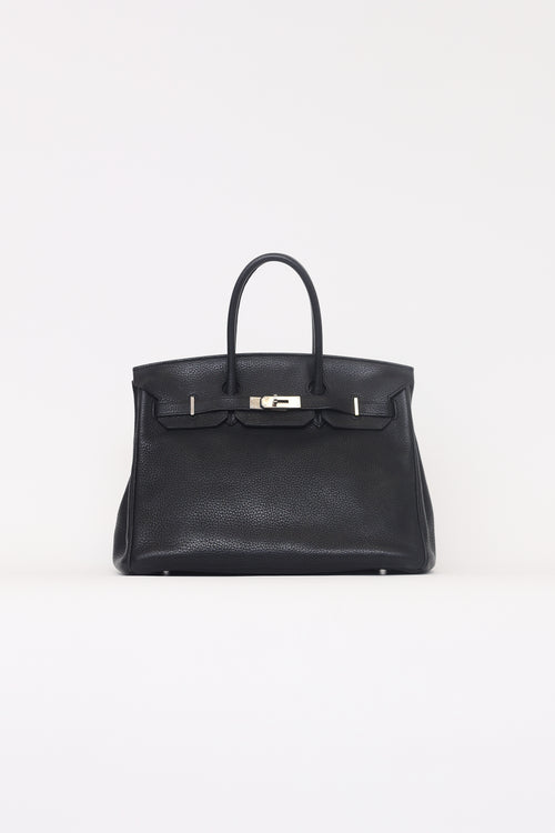 Hermès 2010 35 Noir Togo Leather Birkin Bag