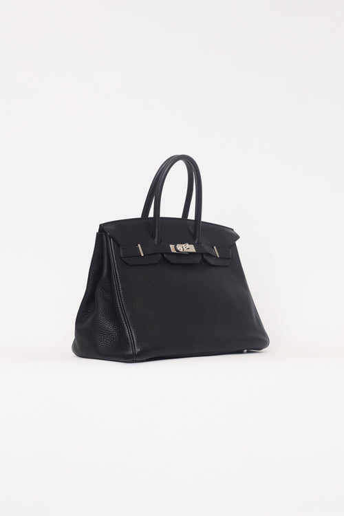 Hermès 2010 35 Noir Togo Leather Birkin Bag