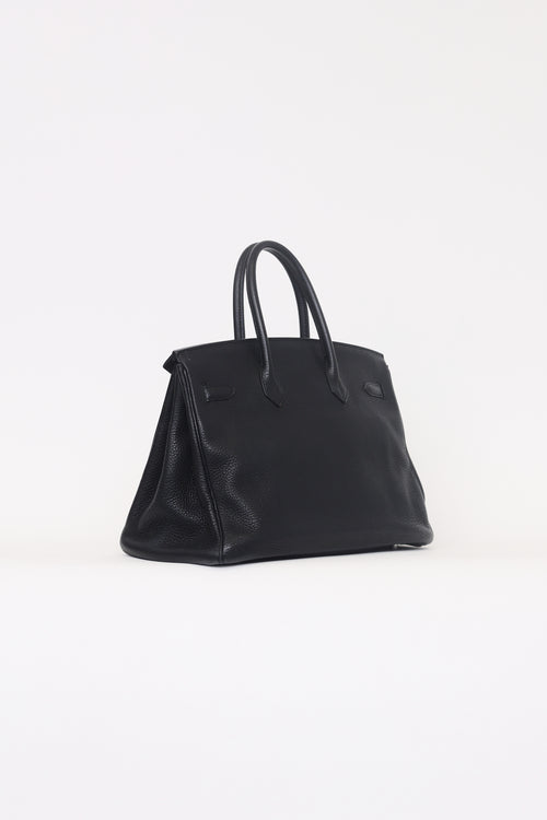 Hermès 2010 35 Noir Togo Leather Birkin Bag