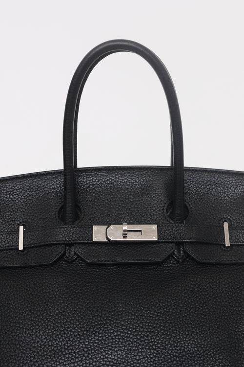 Hermès 2010 35 Noir Togo Leather Birkin Bag