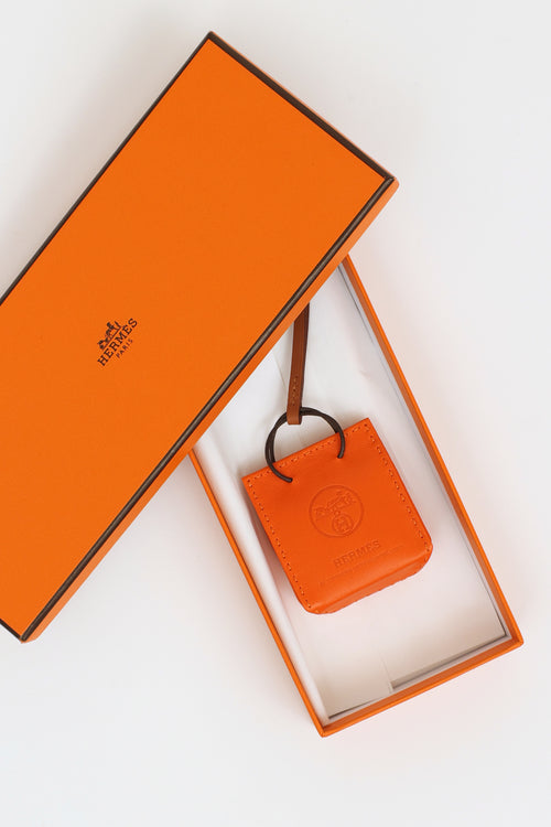 Hermès Orange Bag Charm