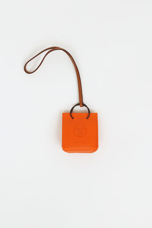 Hermès Orange Bag Charm