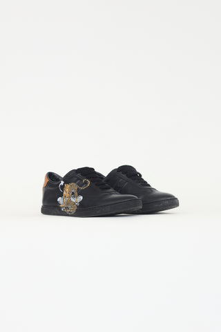 Hermès Black Quicker Jungle Love Sneakers