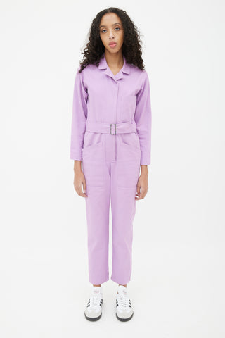 Horses Atelier Purple Utility Jumpsuit