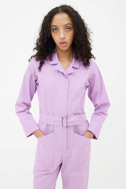 Horses Atelier Purple Utility Jumpsuit