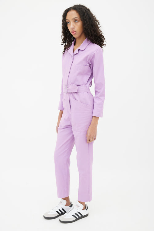 Horses Atelier Purple Utility Jumpsuit