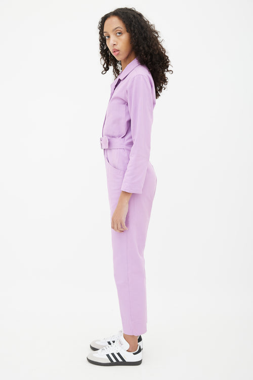 Horses Atelier Purple Utility Jumpsuit